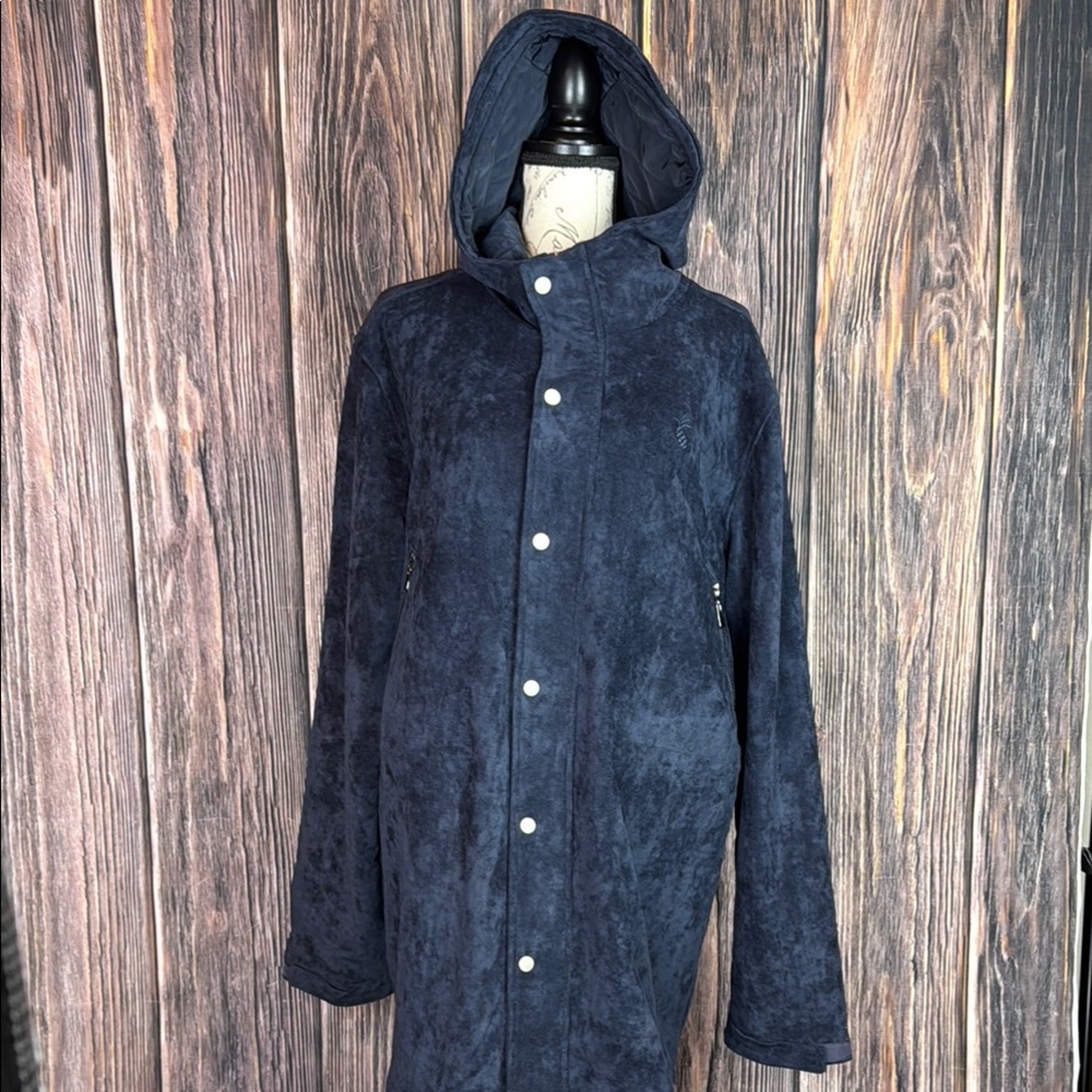 Beautiful Blue Hooded Jacket